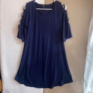 NAIF Petite Deep Blue Dress